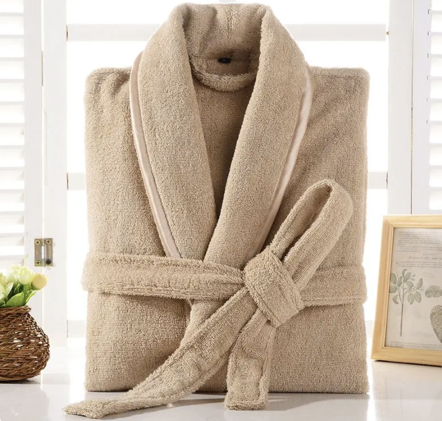 Peignoir de Luxe de Qualite Superieure Beige Destock Dakar