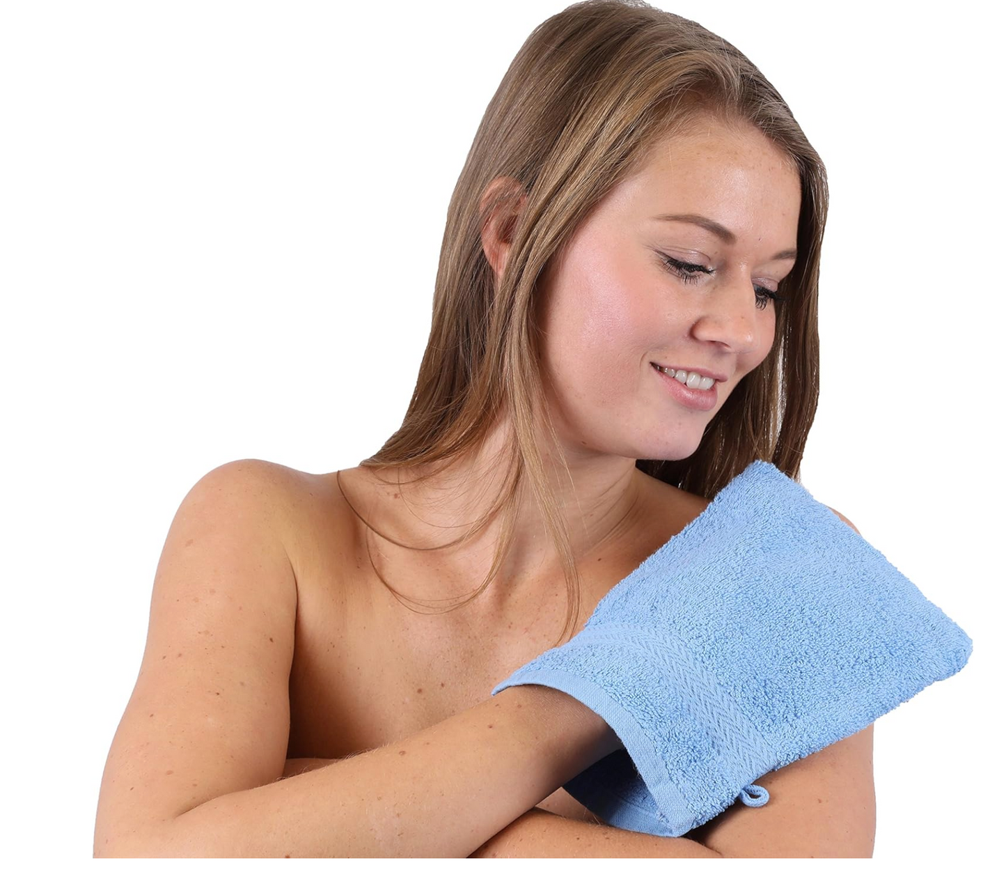 ✅ Pack de 12 Gants de Toilette Ultra Doux (21 cm x 15 cm)