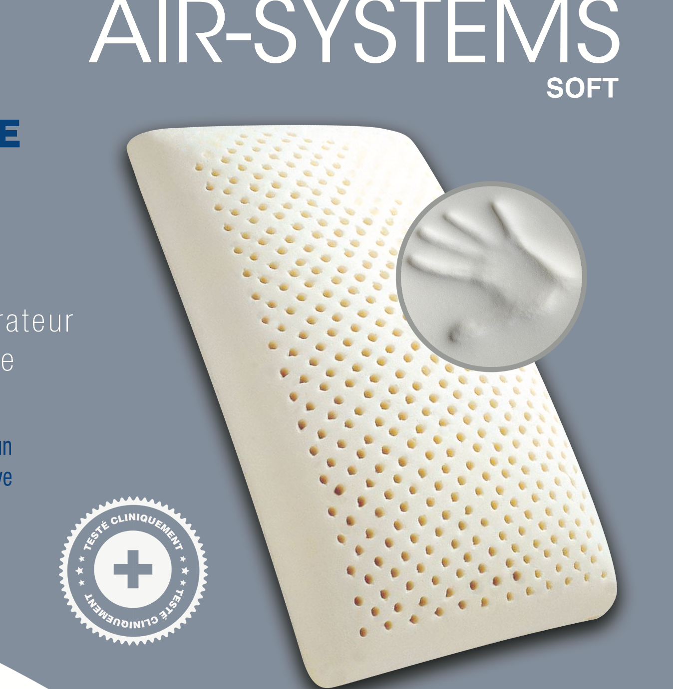 Oreiller AirSystem qui s'adapte à votre morphologie