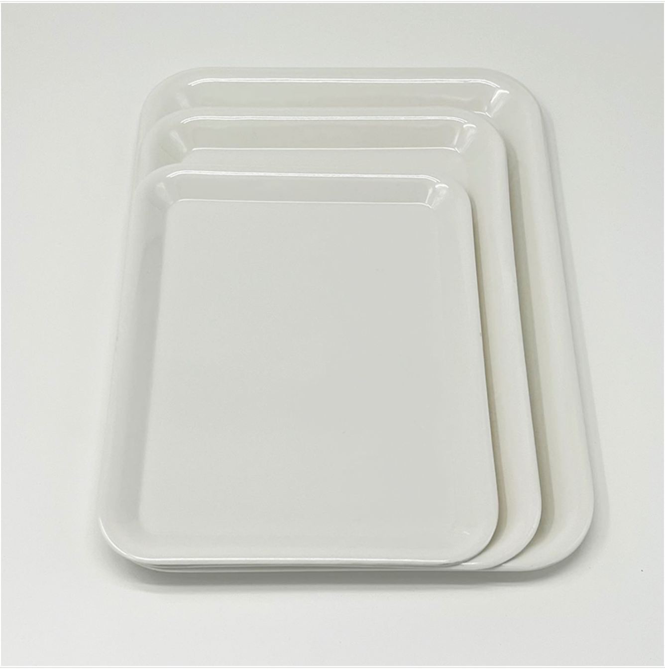 ✅ SET DE 03 PLATEAUX SERVICE