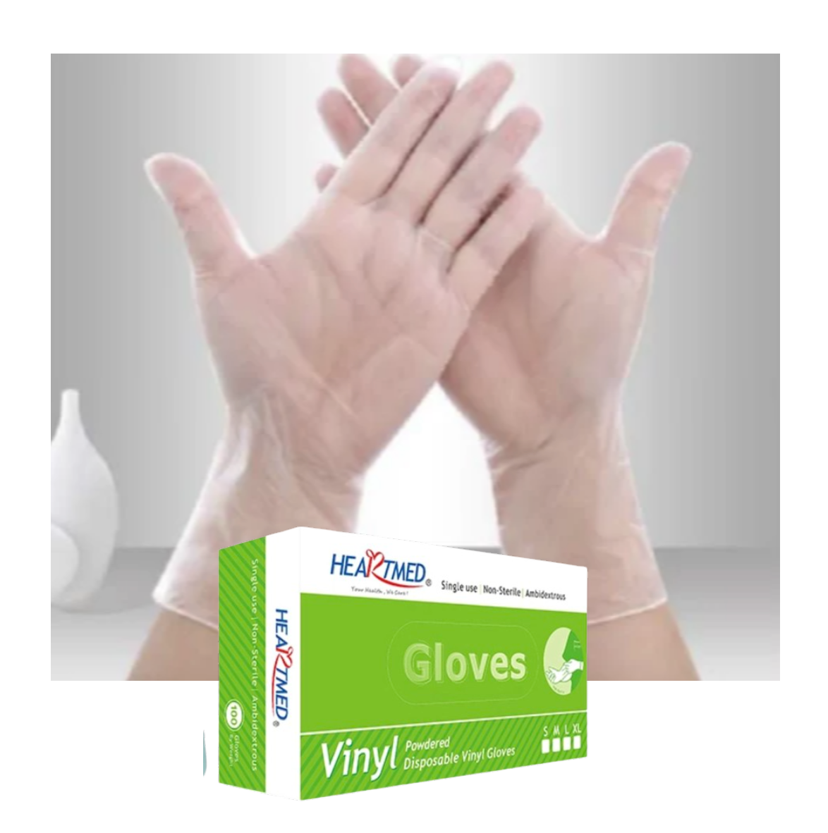 ✅ Pack de 5 boîtes de 100 gants en vinyle – (Idéal pour les utilisateurs réguliers)