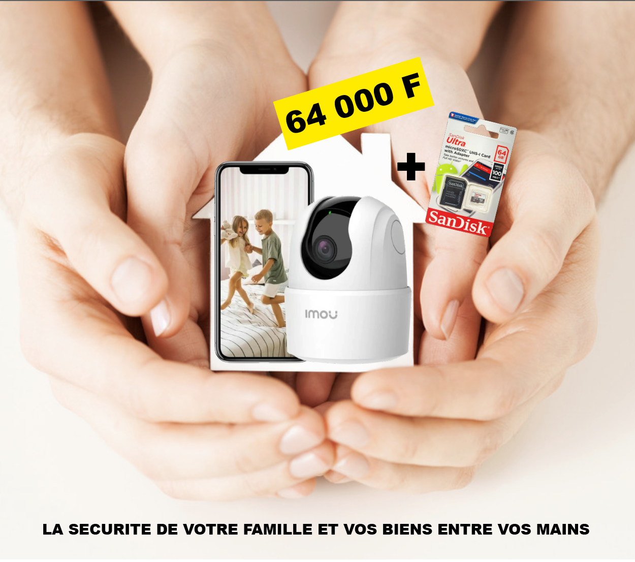 ✅ CAMERA INTELLIGENTE + ✅ Carte Mémoire 64 GB