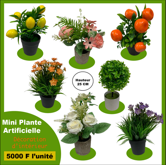 Mini Plante Artificielle avec pot