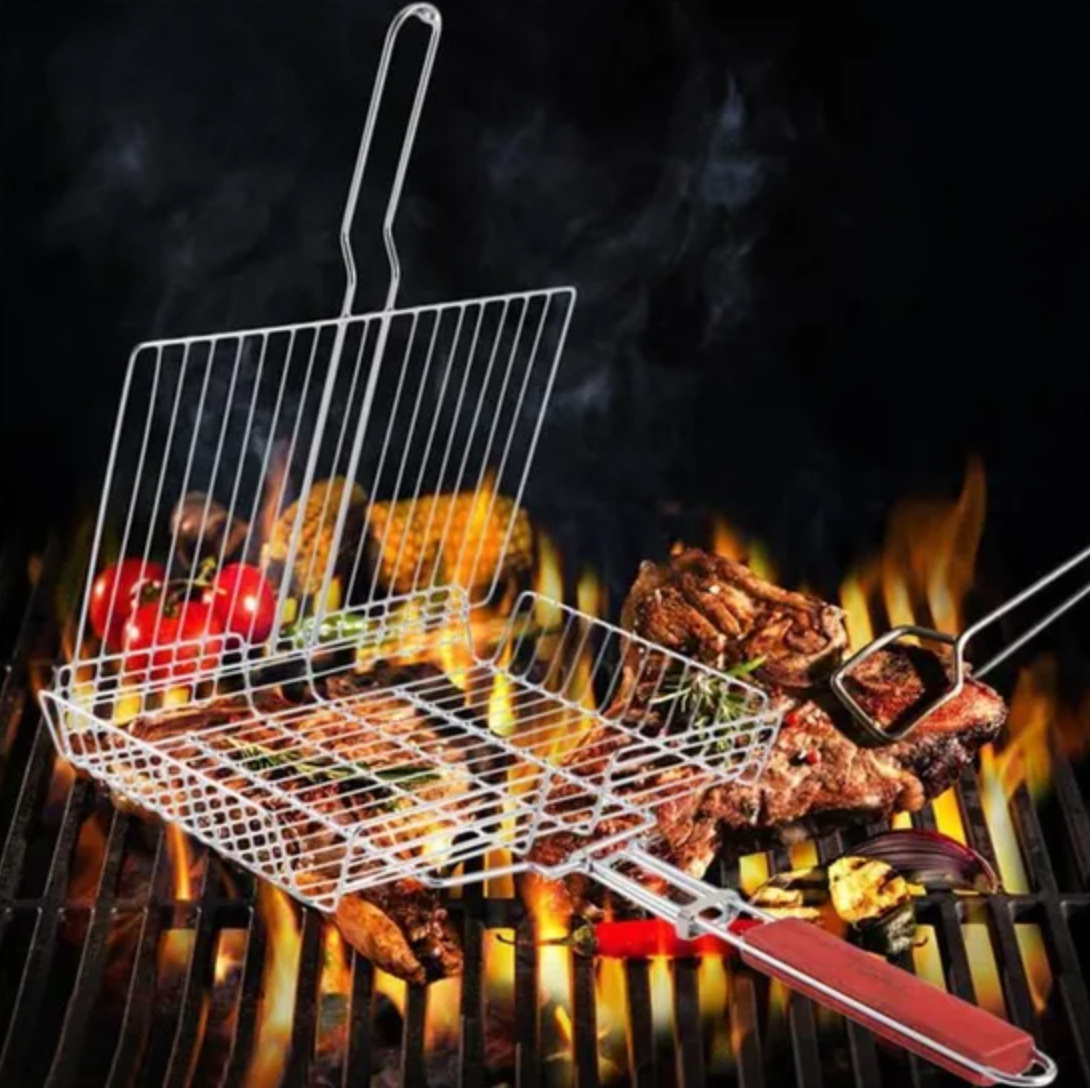 ✅ Panier à grill en inox pour Barbecue
