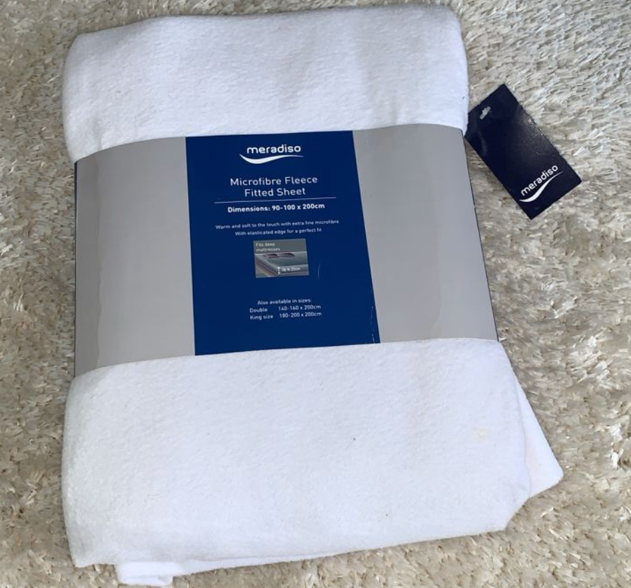 ✅ DRAP HOUSSE MICROFIBRE 90cm/200cm Blanc