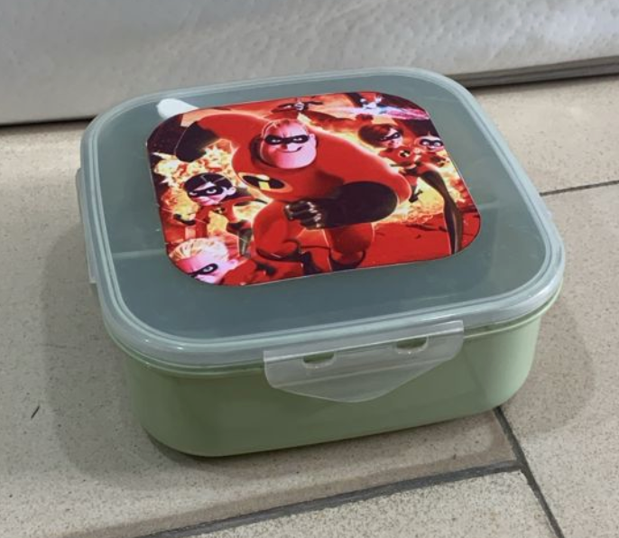 BOITE A GOUTER ENFANT 17x17x6cm