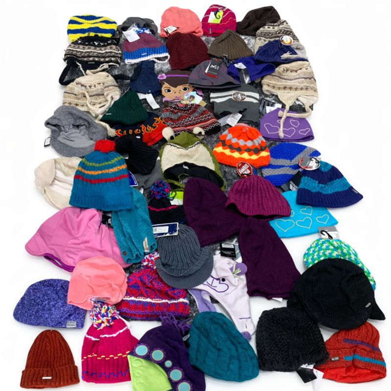 ✅ Lot 45 Bonnets Hiver (Prix du lot = 22 500 F CFA soit 500 F / Pc)