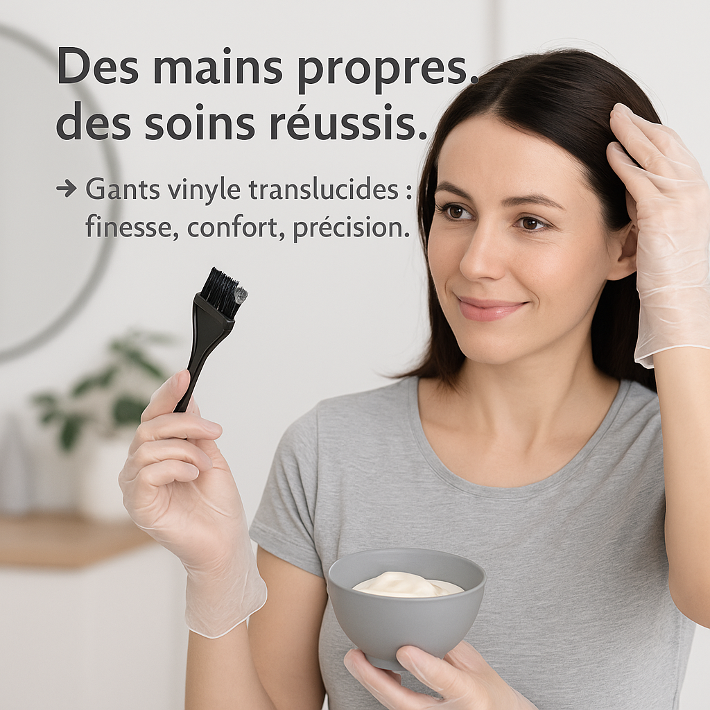 ✅ Pack ECO de 10 boîtes de 100 gants en vinyle – (Idéal pour les utilisateurs à grande échelle)