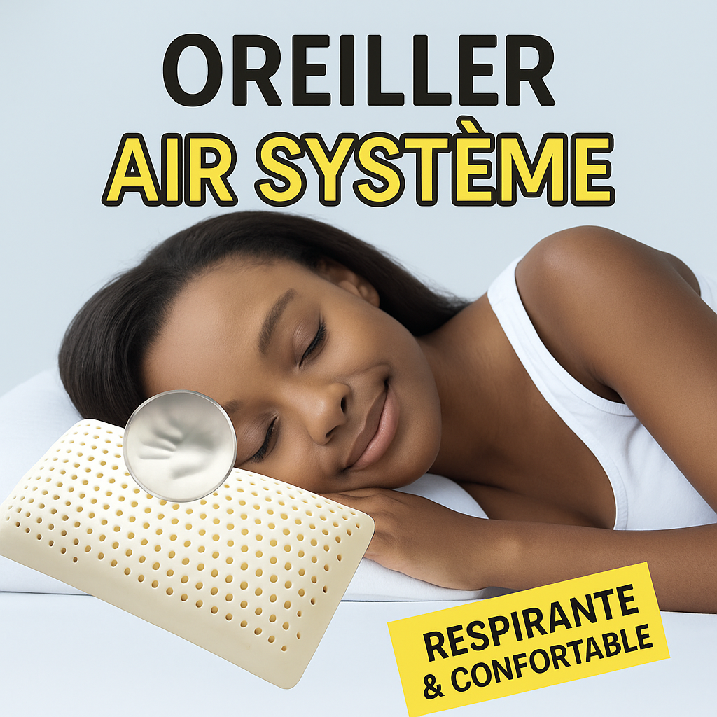 Oreiller AirSystem qui s'adapte à votre morphologie