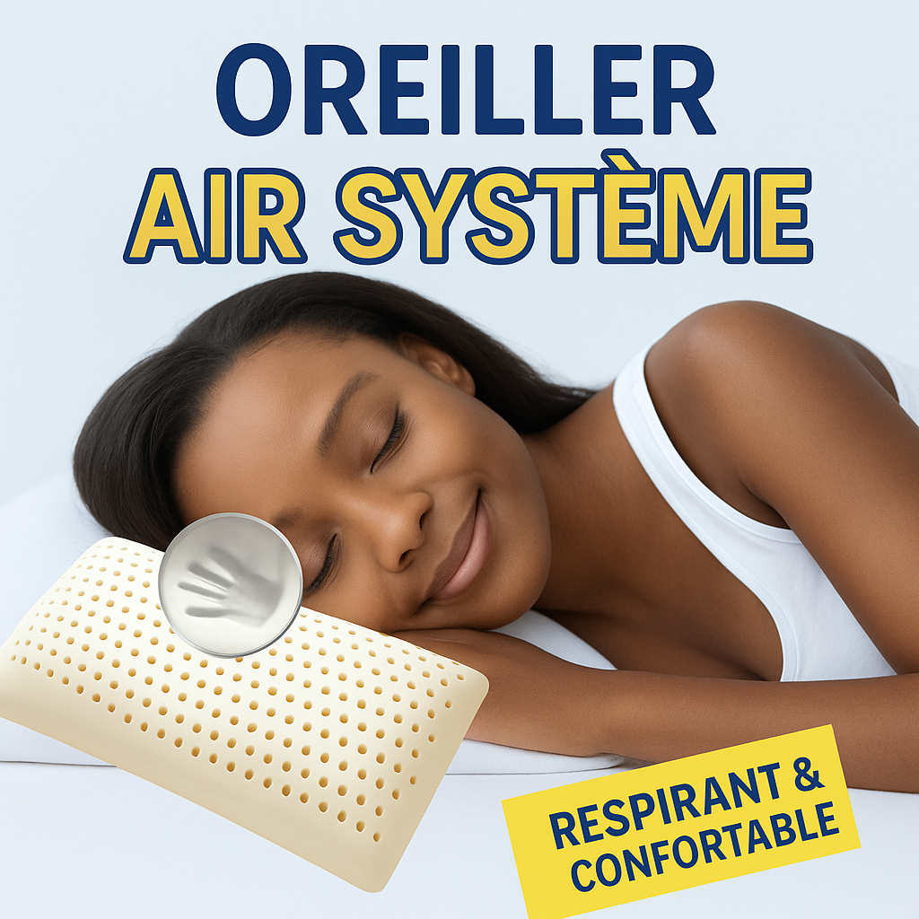 Oreiller AirSystem qui s'adapte à votre morphologie