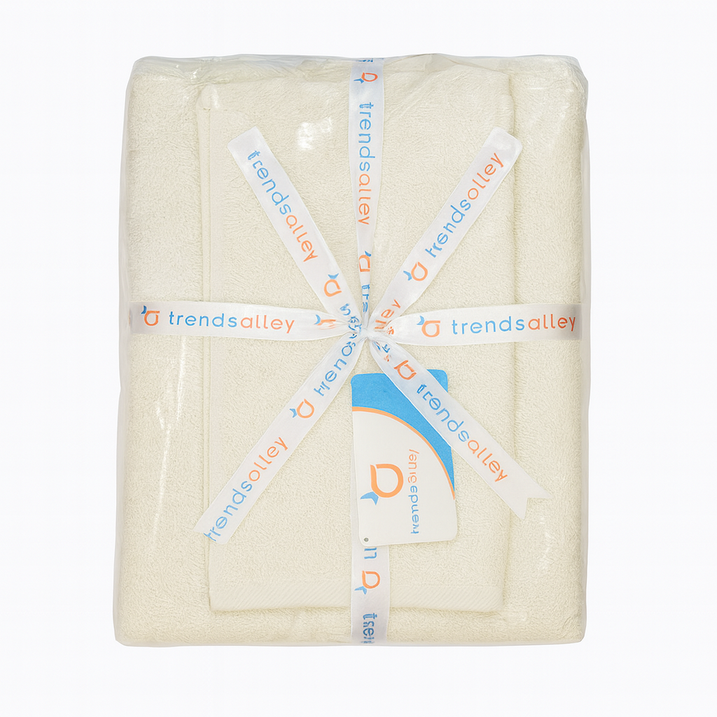 ✅ Pack de 03 Serviettes 100 % coton