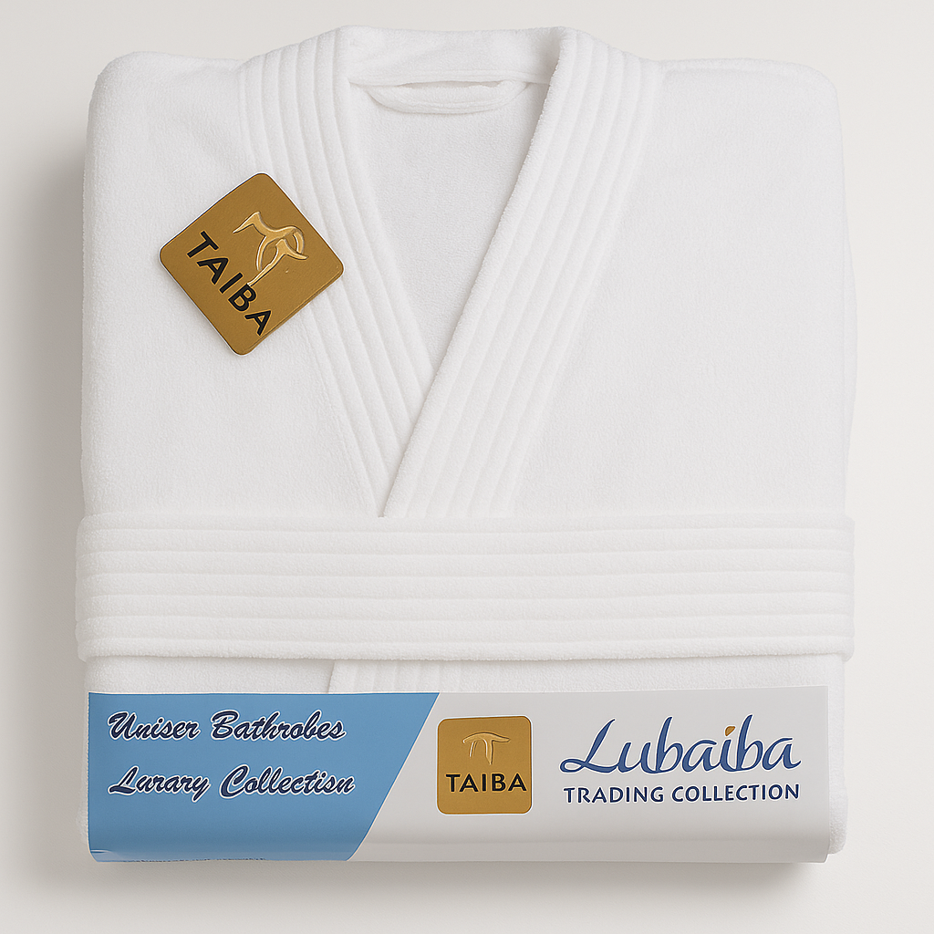 ✅ Peignoir de Luxe de Qualité Supérieure Blanc