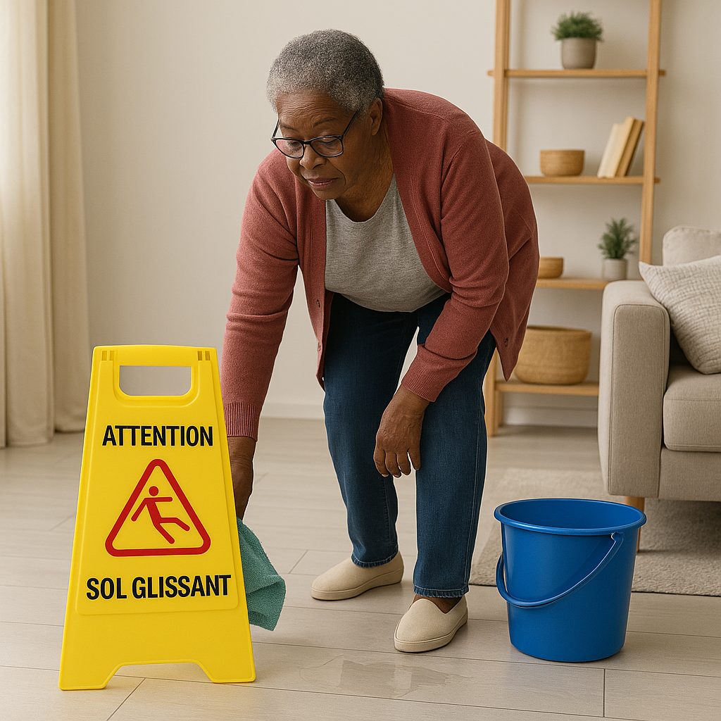 ✅ Panneau de Signalisation "ATTENTION SOL GLISSANT"