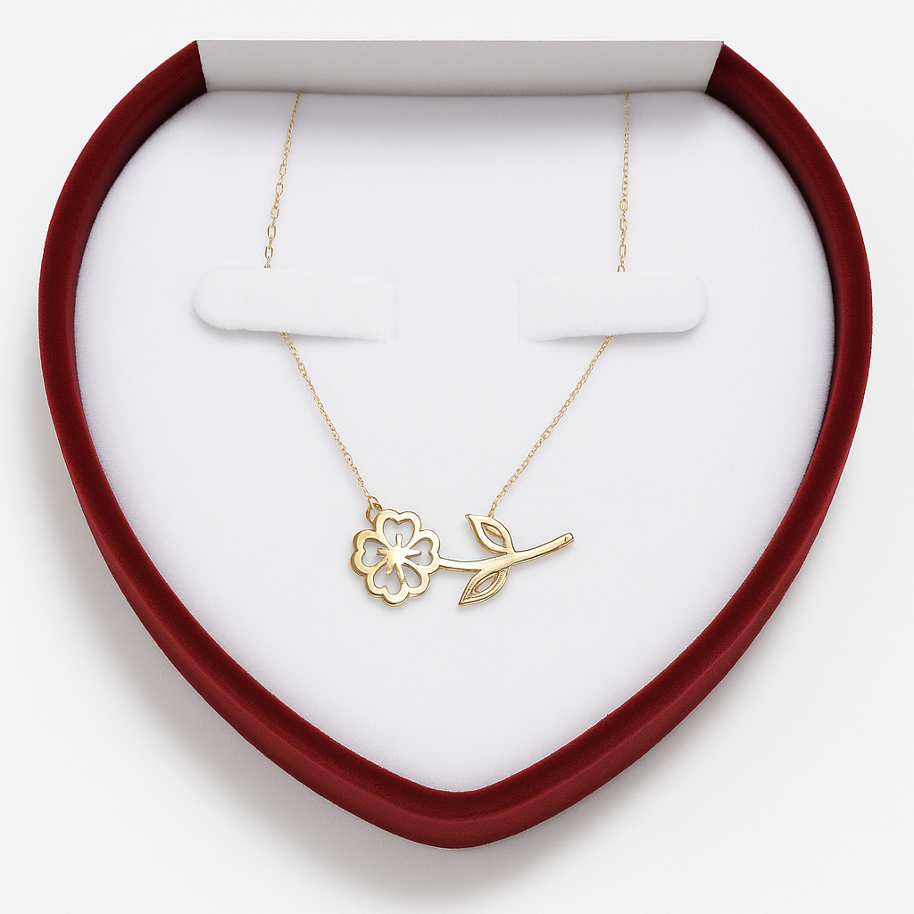 COLLIER EN OR 18 CARRATS "ROSE"