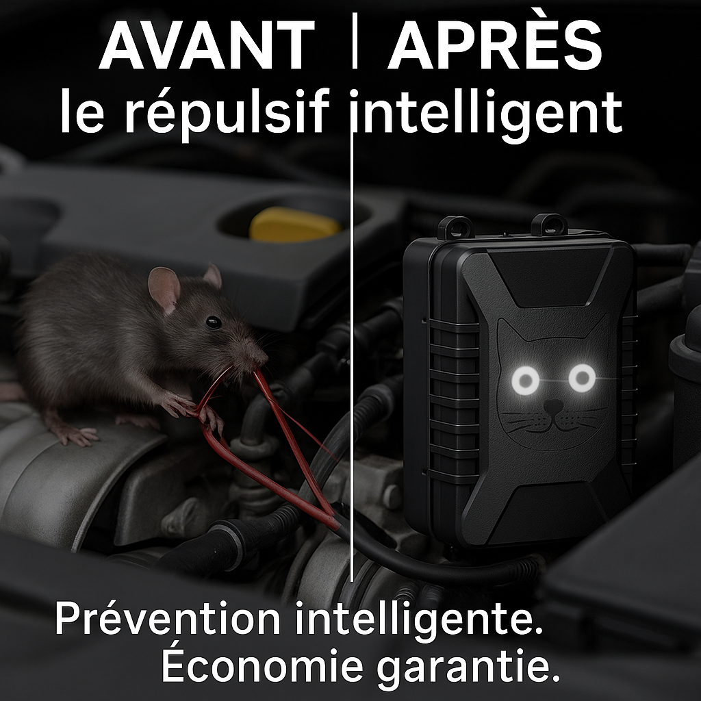 ✅ BOITIER ULTRASON REPULSIF RONGEURS