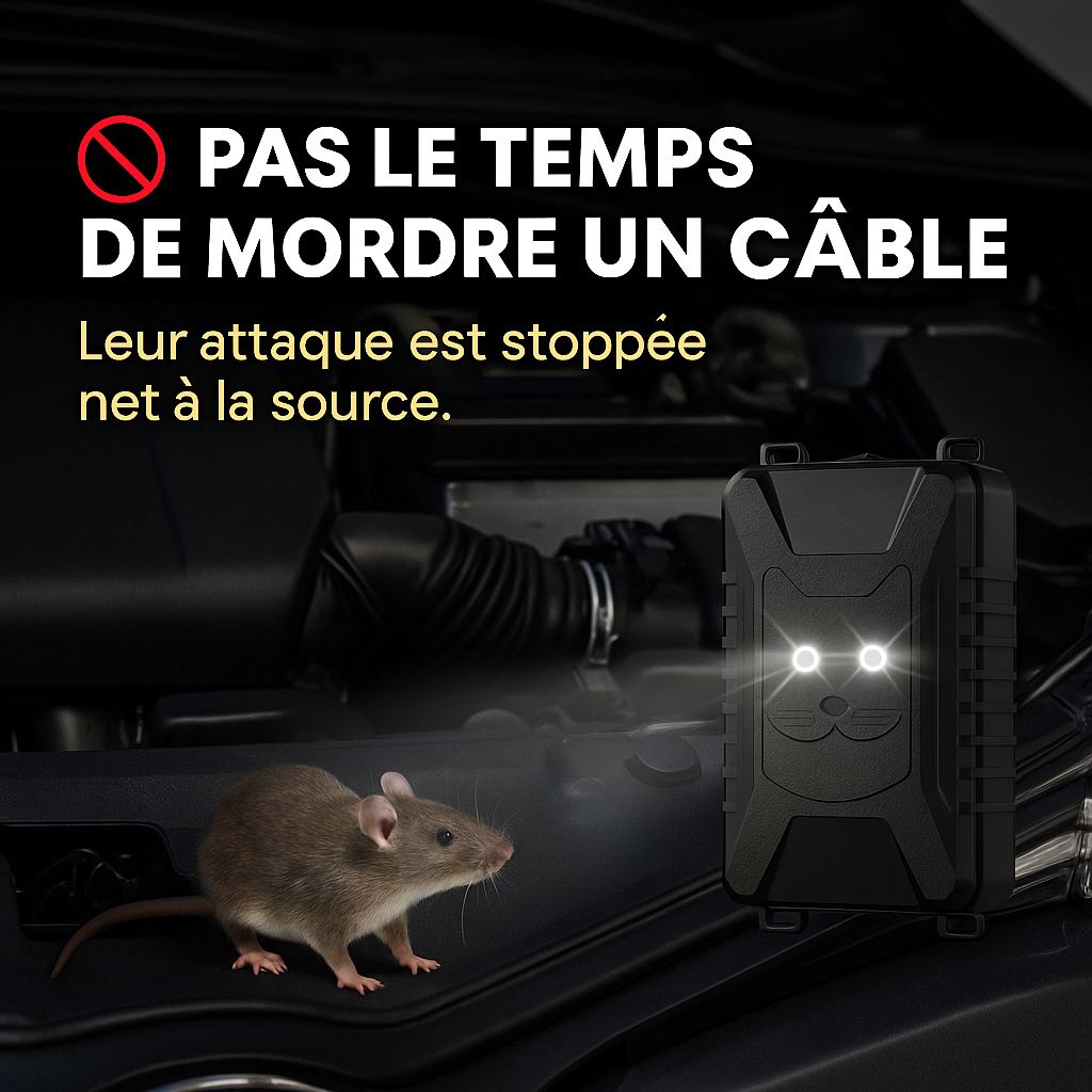 ✅ BOITIER ULTRASON REPULSIF RONGEURS