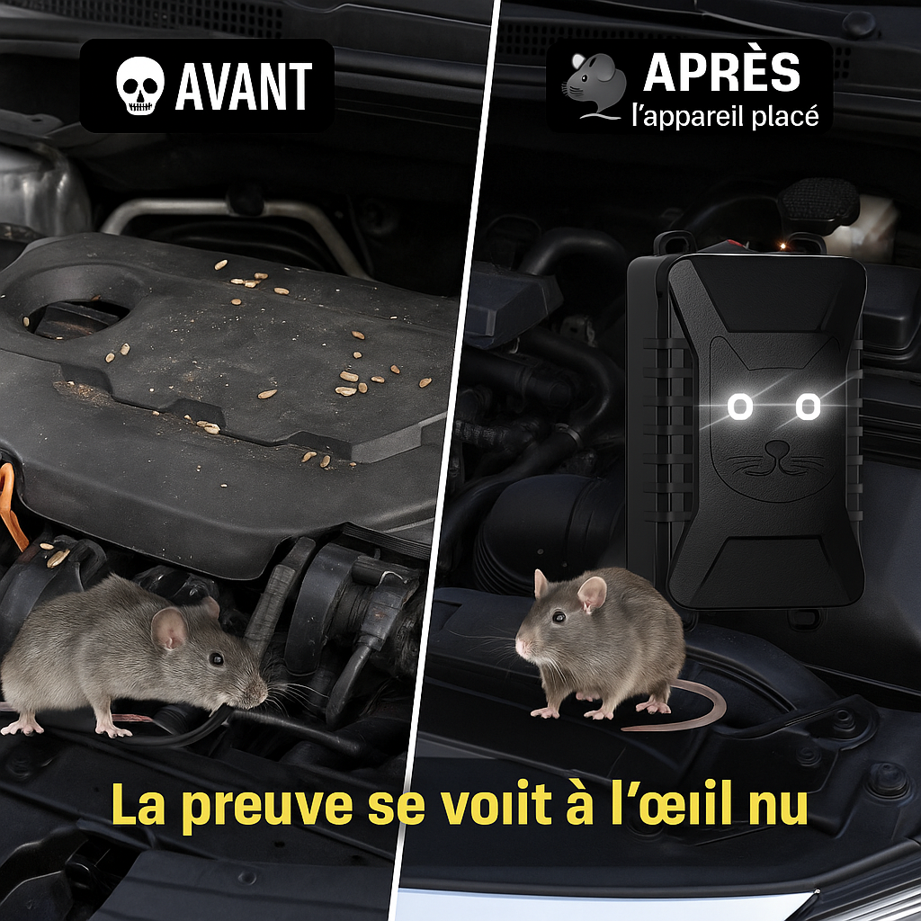 ✅ BOITIER ULTRASON REPULSIF RONGEURS