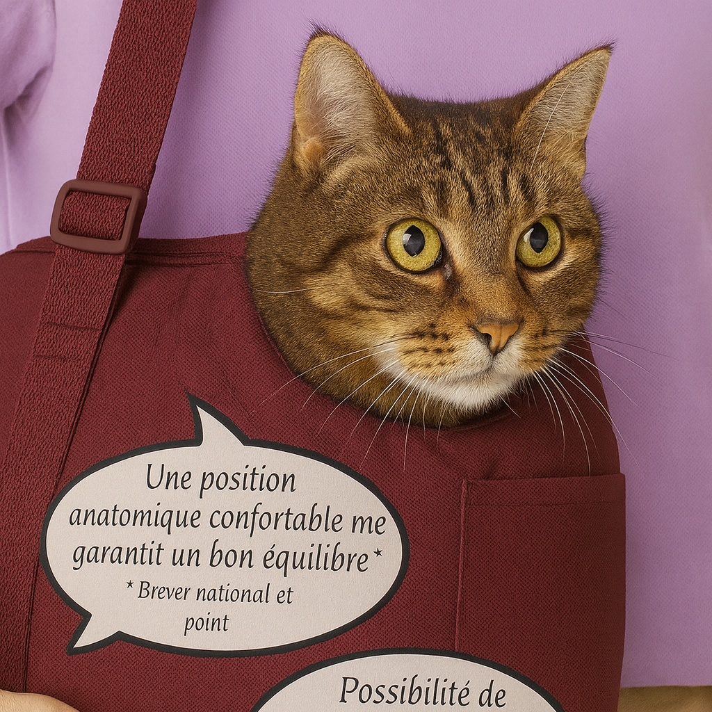 ✅ Sac de Transport Confort pour Chat & Petit Animal
