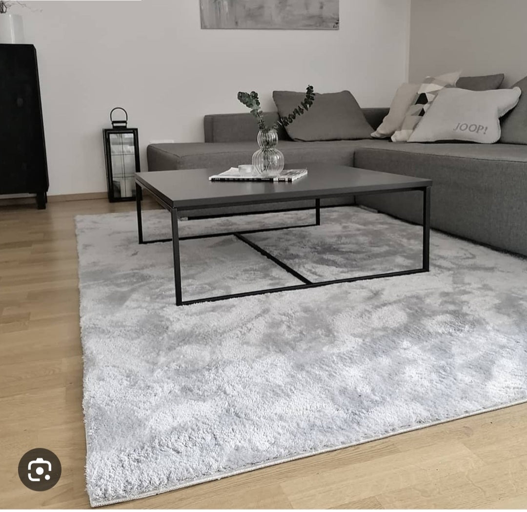 ✅ TAPIS SHAGGY UNI GRIS (Dimensions: 1m x 2m)