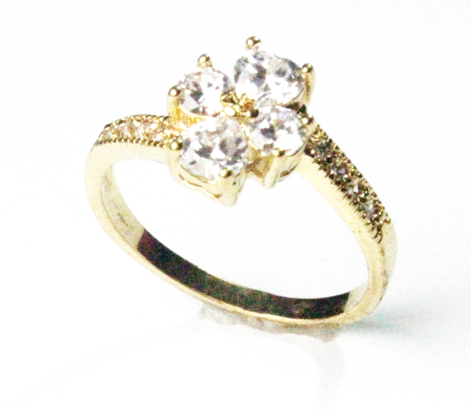 ✅ BAGUE SAMIA PLAQUE OR