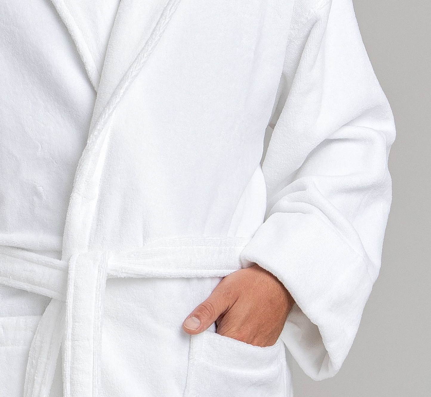 ✅ Peignoir de Luxe de Qualité Supérieure Blanc