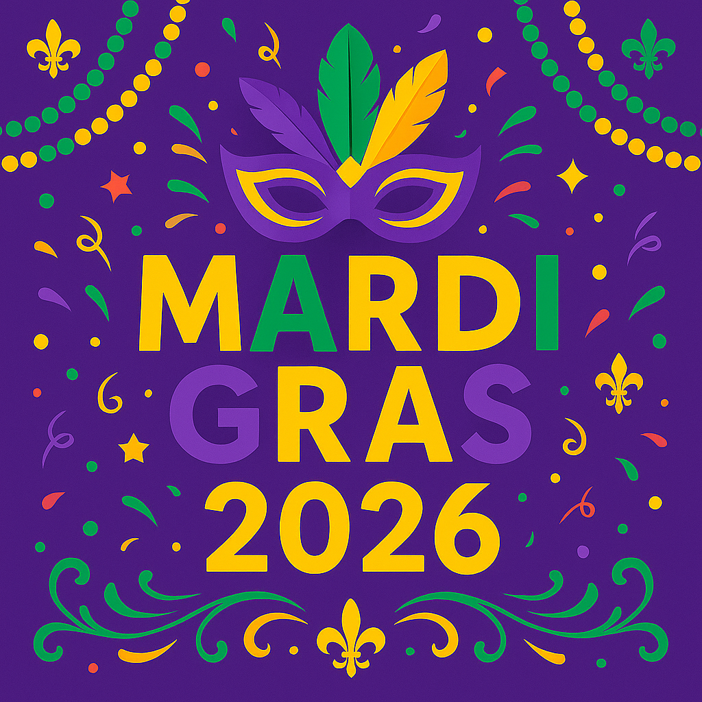 ✅ DEGUISEMENT MARDI GRAS 2026