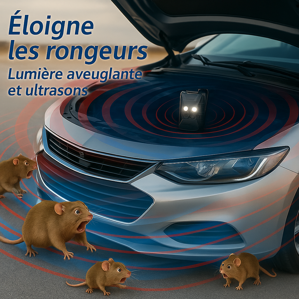 ✅ BOITIER ULTRASON ANTI-RONGEURS