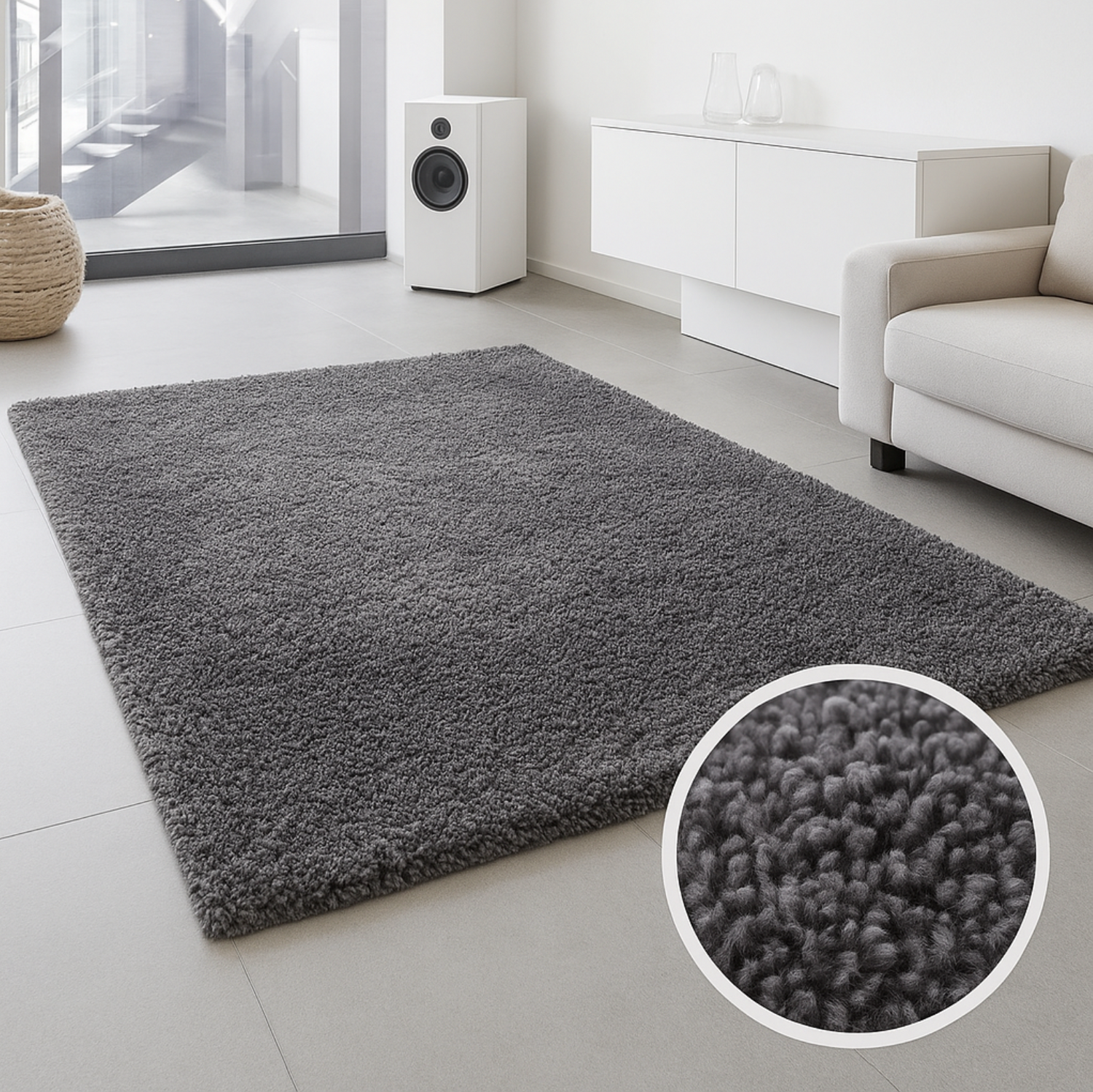 ✅  TAPIS SHAGGY UNI