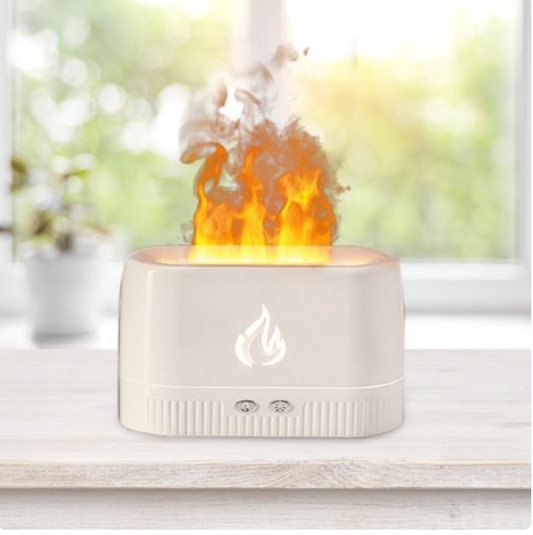 Diffuseur d'huile essentiel avec effet de flammes