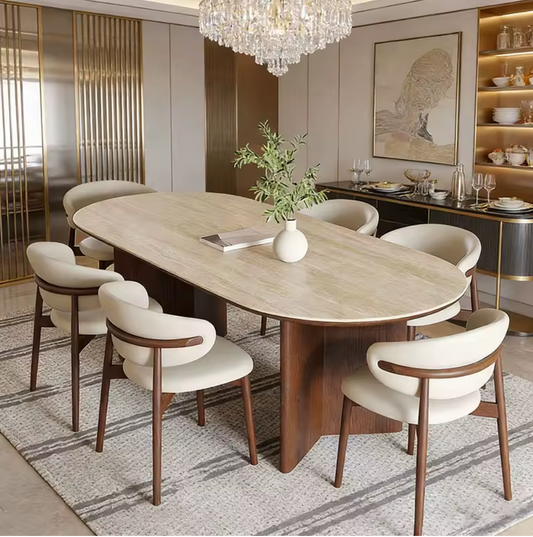 ✅ ENSEMBLE TABLE À MANGER AVEC 6 CHAISES EN BOIS MASSIF