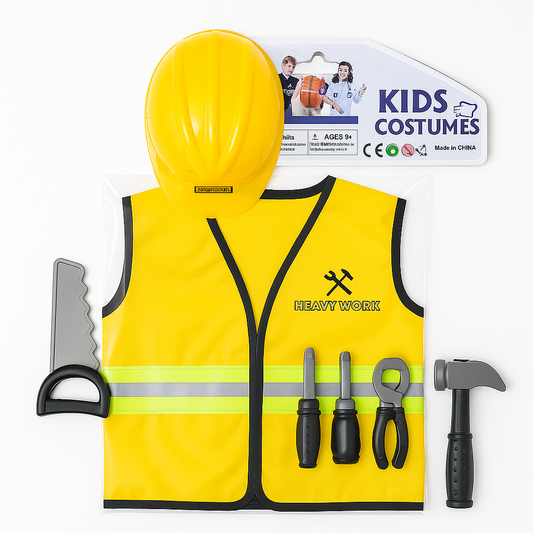 ✅ INGENIEUR DE CHANTIER: Gilet & Accessoires (3 A 8 Ans)