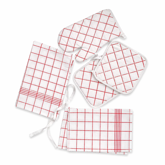 ✅ Gant & Manique & Tablier en Coton