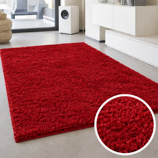 ✅ TAPIS SHAGGY UNI CAPPUCCINO (Dimensions: 2m x 3m)