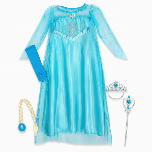 ✅ PRINCESSE DES NEIGES : Robe & Accessoires