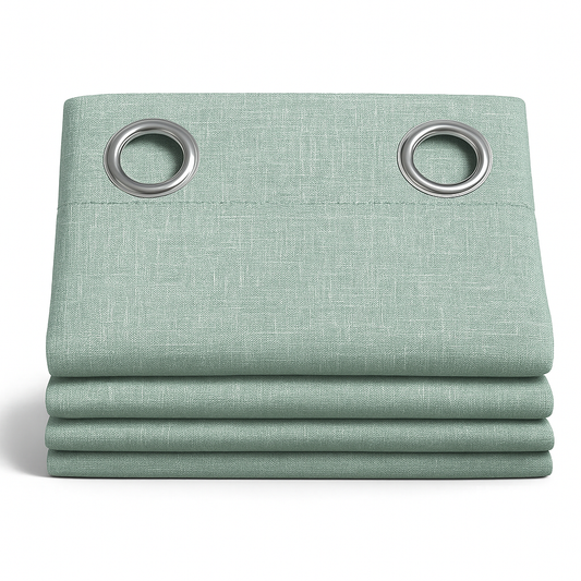 ✅ RIDEAU 100% OCCULTANT "CELADON CHIC" L140 x H260 cm