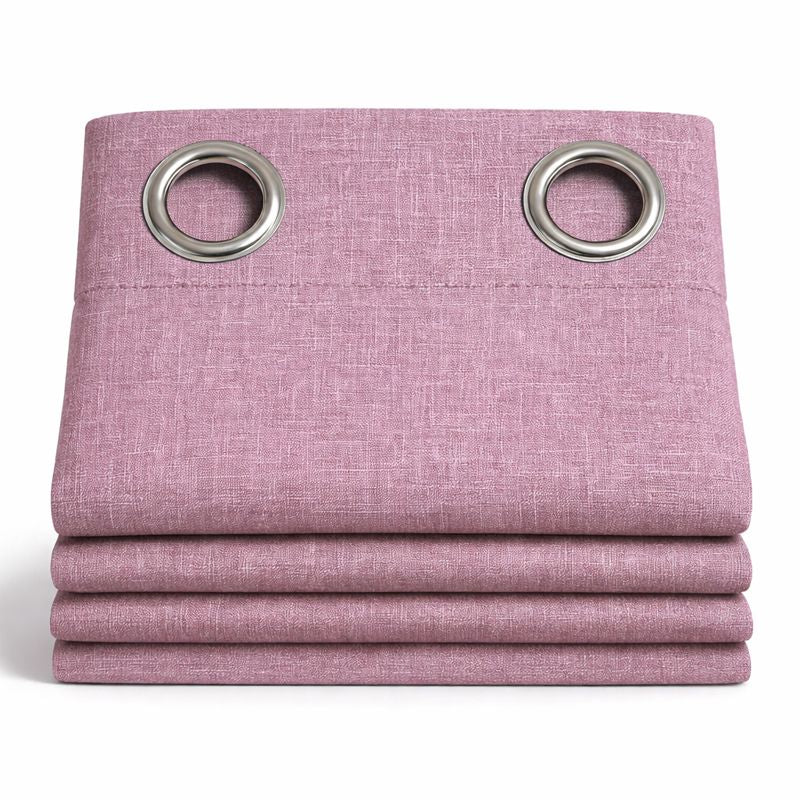 ✅ RIDEAU 100% OCCULTANT "MIRAGE MAUVE" L140 x H260 cm