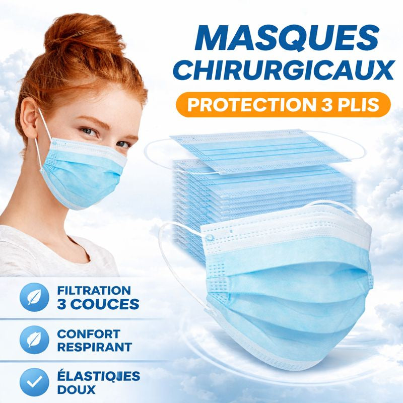 ✅ Pack ECO de 10 boîtes de 50 Masques