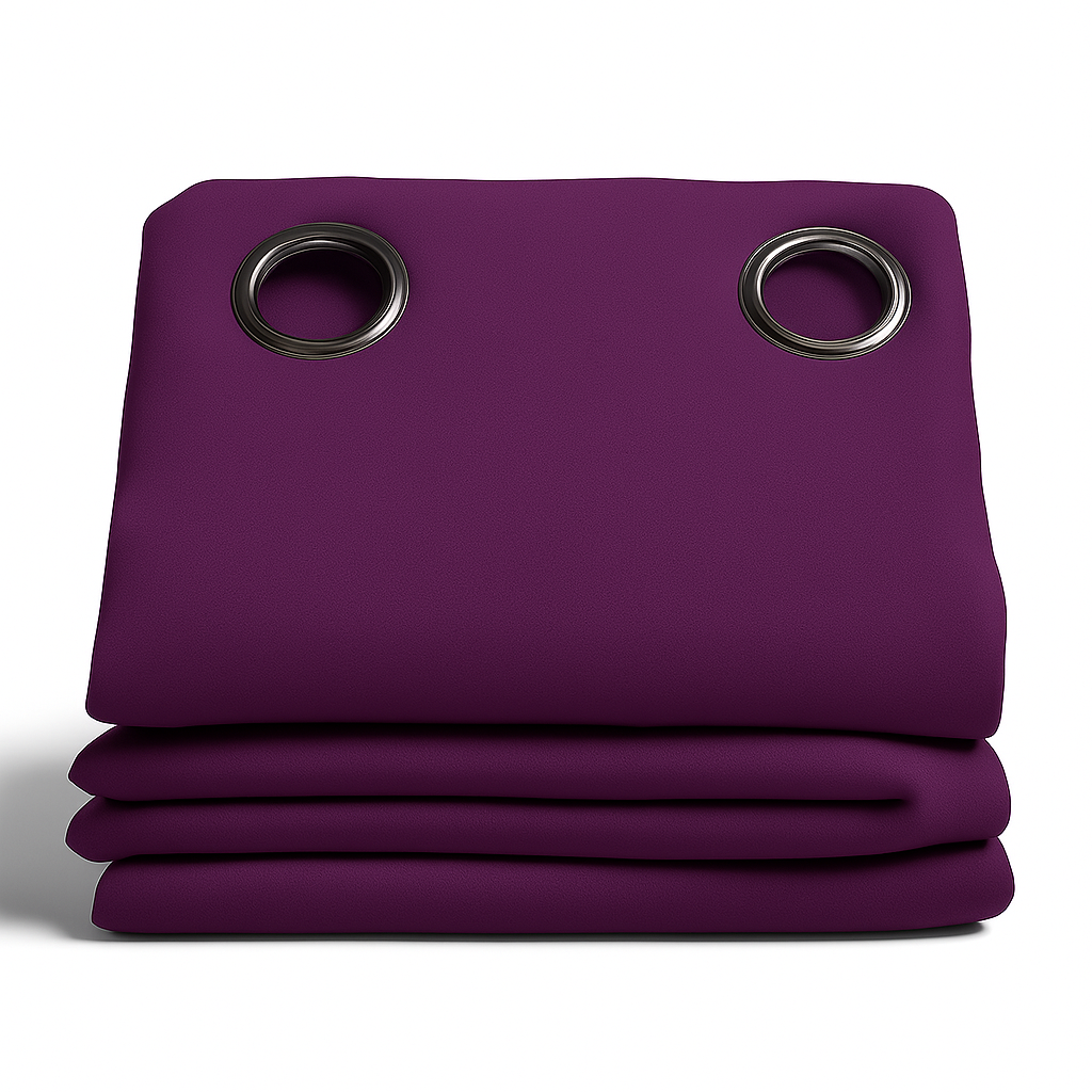 ✅ RIDEAU OCCULTANT VIOLET L140 x H270 cm