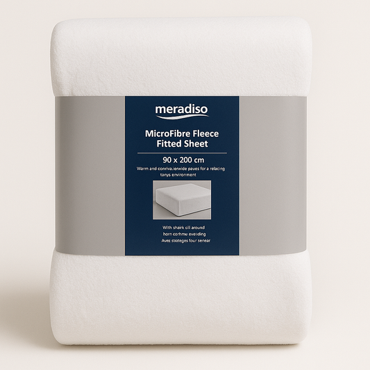 ✅ DRAP HOUSSE MICROFIBRE 90cm/200cm Blanc