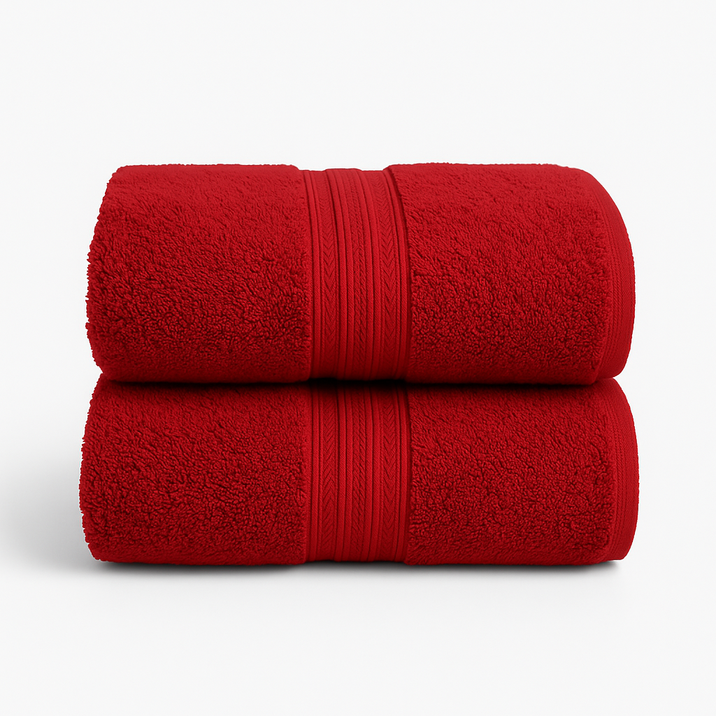 ✅ Pack de 02 Serviettes 100 % coton MM+GM (70x130 cm & 90x160 cm)