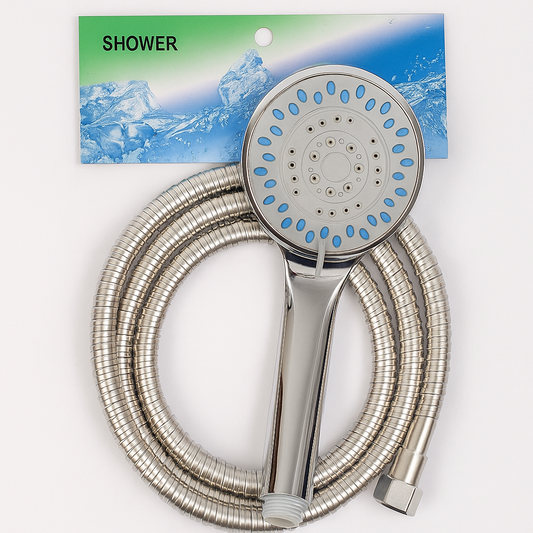 ✅ 01 Carton de 60 Kits Pommeau de Douche + Flexible – Vente en Gros (1250 F cfa)