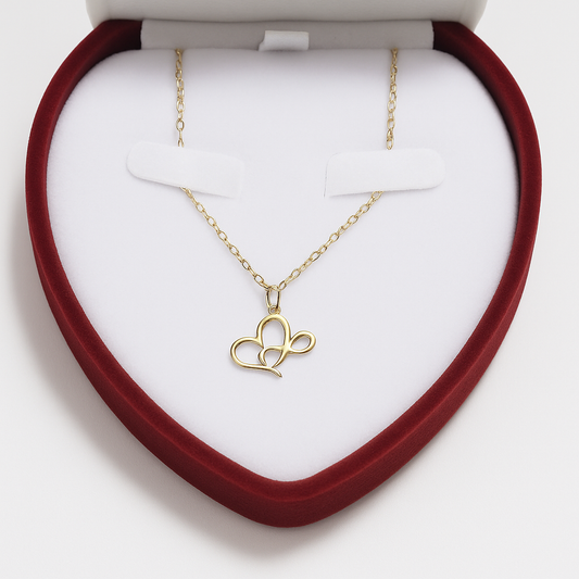 COLLIER EN OR 18 CARRATS "AMOUR INFINY"