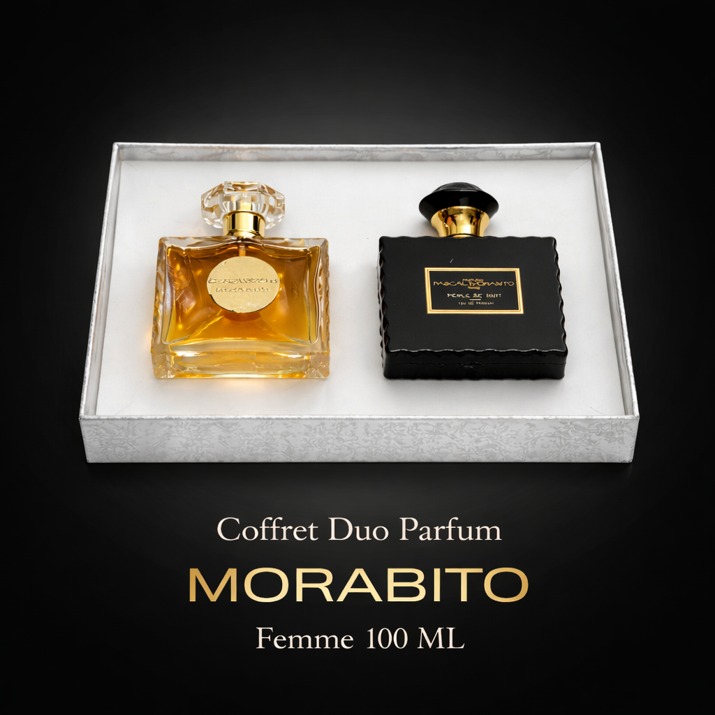 ✅ Coffret Duo Parfum MORABITO Femme 100 ML