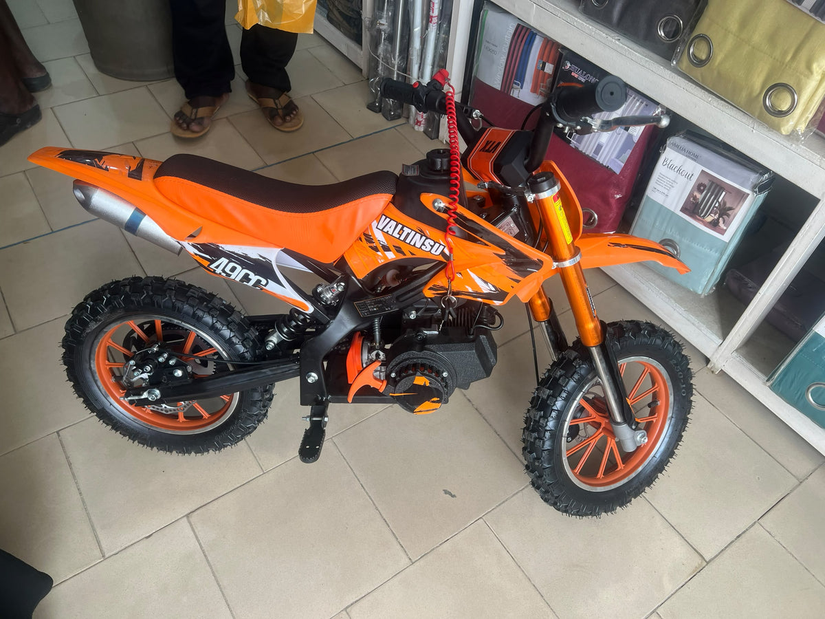 🏍️ Mini Moto Cross 49cc Essence – Jusqu'à 40 km/h