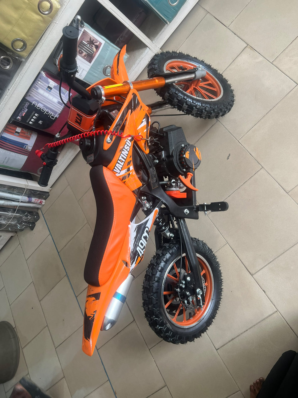 🏍️ Mini Moto Cross 49cc Essence – Jusqu'à 40 km/h