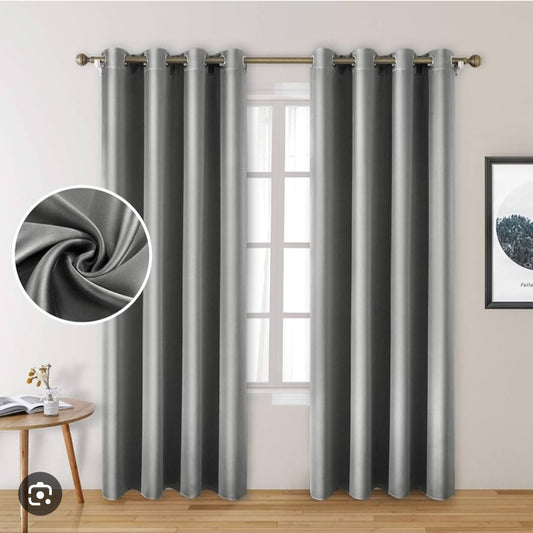 ✅ RIDEAU OCCULTANT MOONDREAM ARGENT L140 x H260 cm