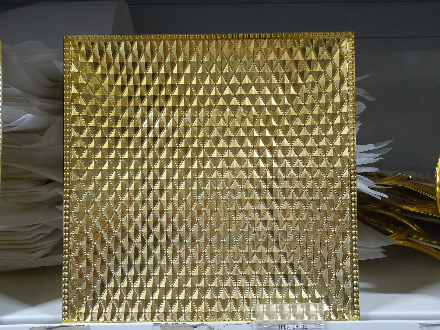 Plateau décoration Gold